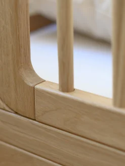 Lettino in legno di quercia fatto a mano Nature 2.0