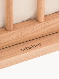 Lettino per bambini regolabile in altezza in legno di quercia Latitude, 70 x 140 cm