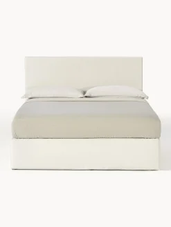 Letto boxspring bianco a molle Eliza