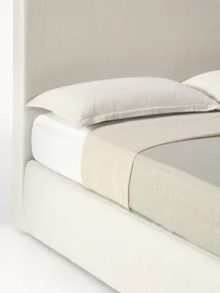 Letto boxspring bianco a molle Eliza