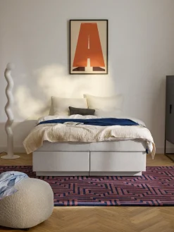 Letto boxspring con contenitore Enya