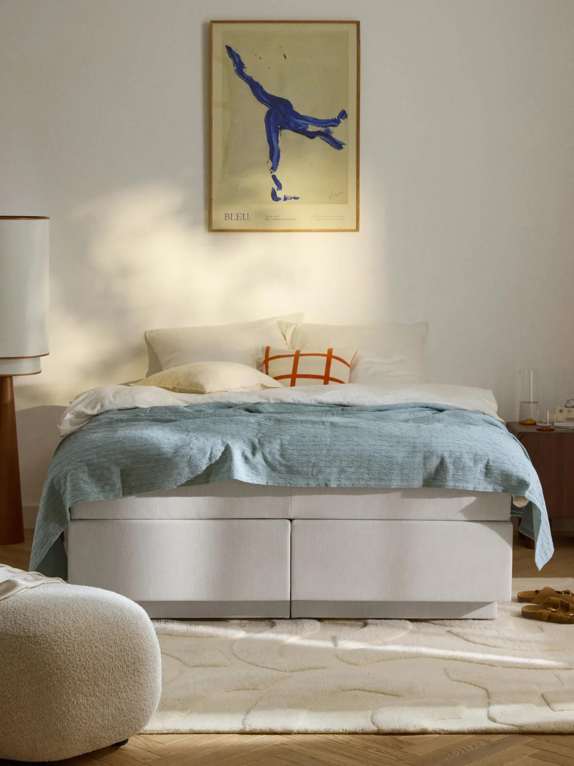 Letto boxspring con contenitore Enya