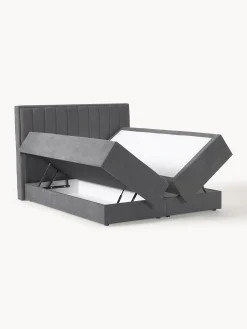Letto boxspring con contenitore Livia