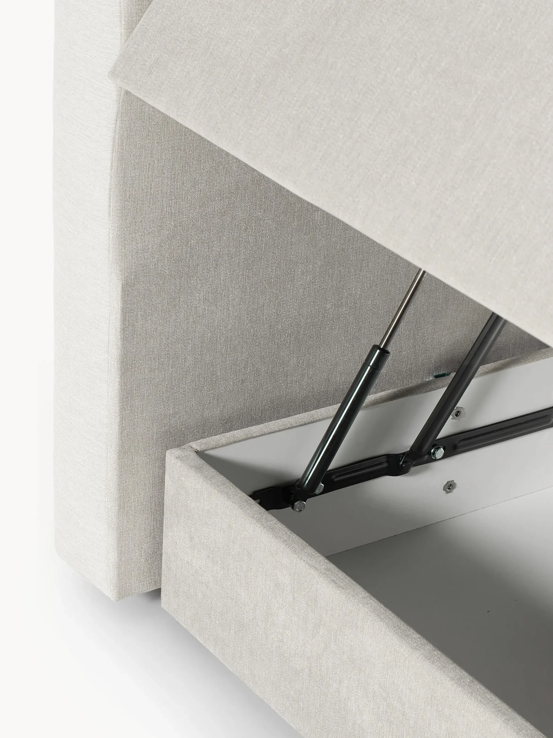 Letto boxspring con contenitore Oberon