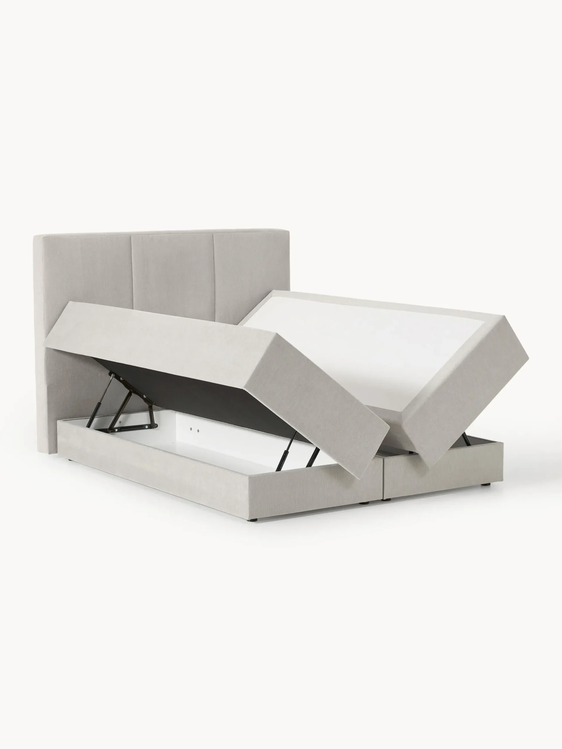 Letto boxspring con contenitore Oberon