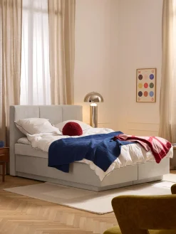 Letto boxspring con contenitore Oberon