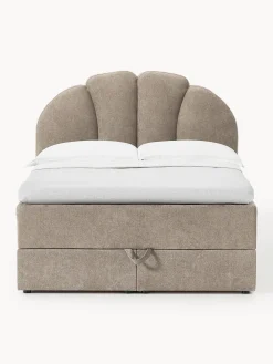 Letto boxspring con vano contenitore Romia