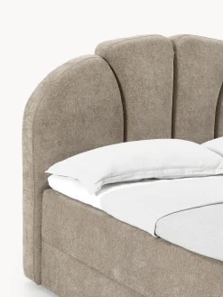Letto boxspring con vano contenitore Romia