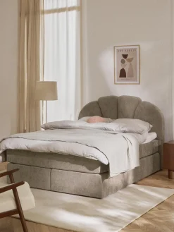 Letto boxspring con vano contenitore Romia