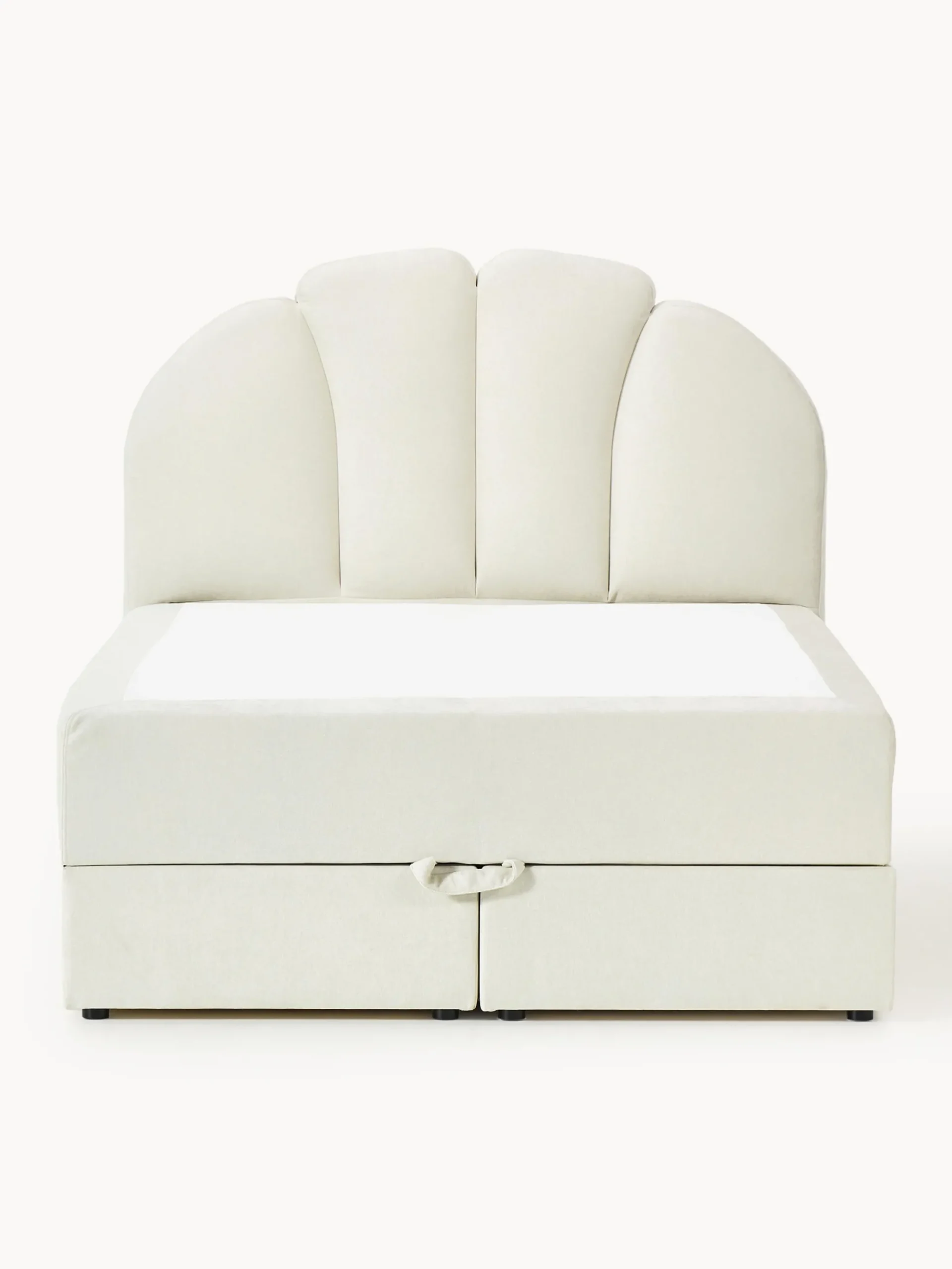 Letto boxspring con vano contenitore Romia