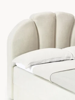 Letto boxspring con vano contenitore Romia