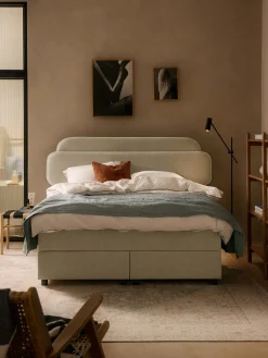 Letto boxspring con vano contenitore Enrica