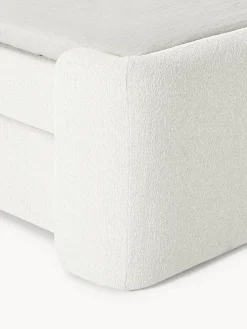 Letto boxspring in bouclé Perla