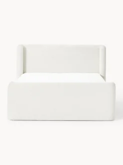 Letto boxspring in bouclé Perla