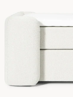 Letto boxspring in bouclé Perla