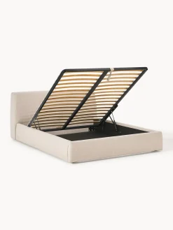 Letto imbottito con contenitore Cloud