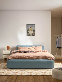 Letto imbottito con contenitore Melva