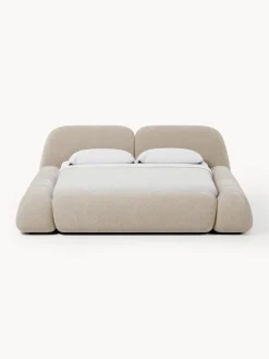 Letto imbottito con contenitore Wolke