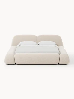 Letto imbottito con contenitore Wolke
