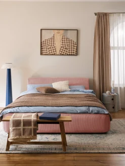 Letto imbottito con contenitore Melva