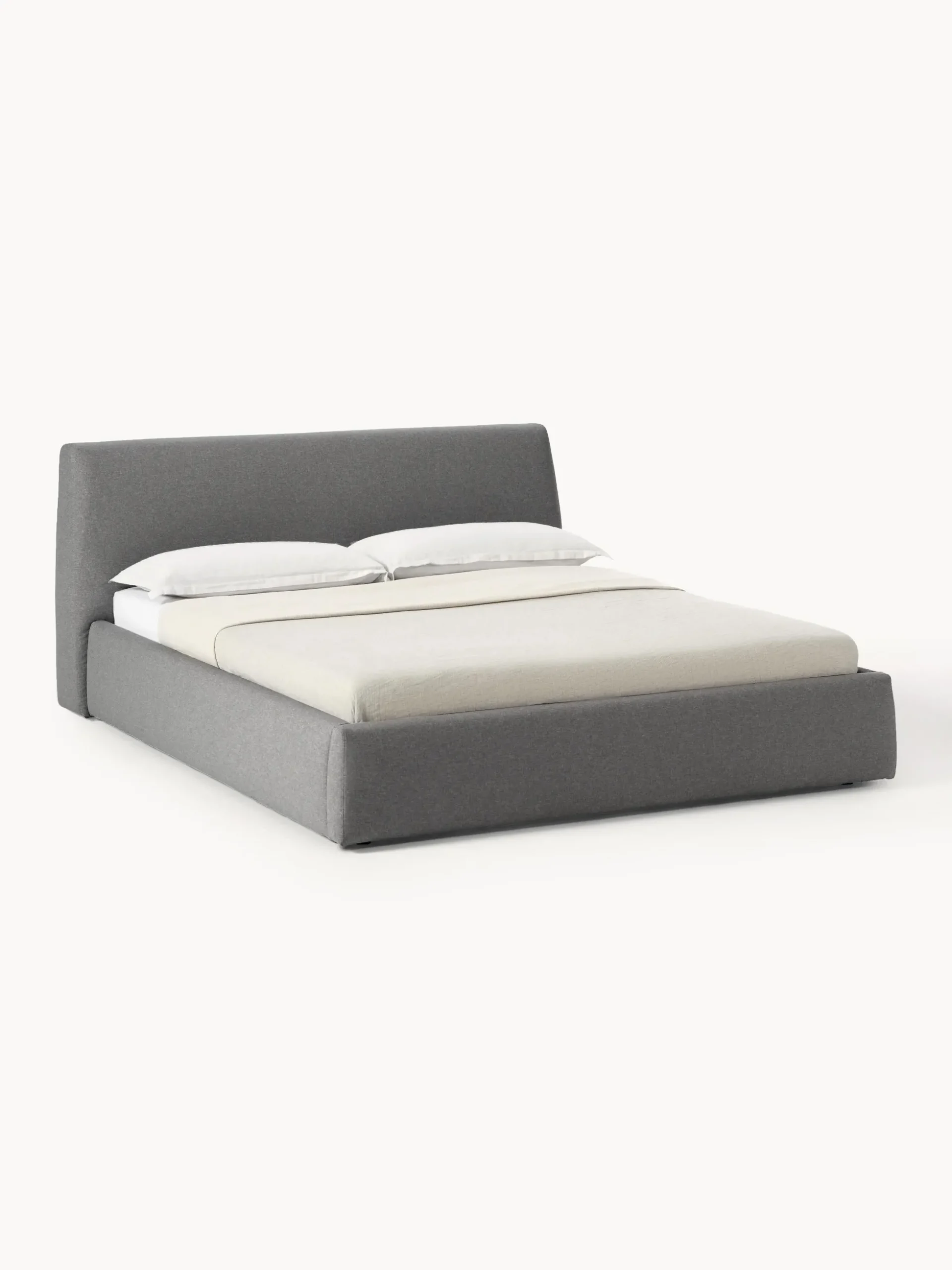 Letto imbottito con contenitore Cloud