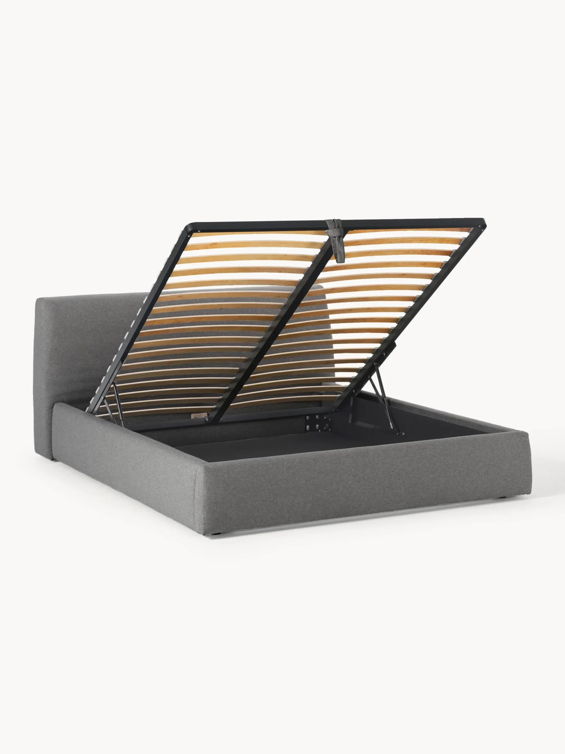 Letto imbottito con contenitore Cloud