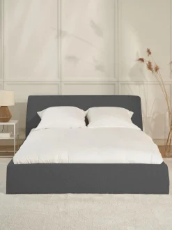 Letto imbottito con contenitore Cloud