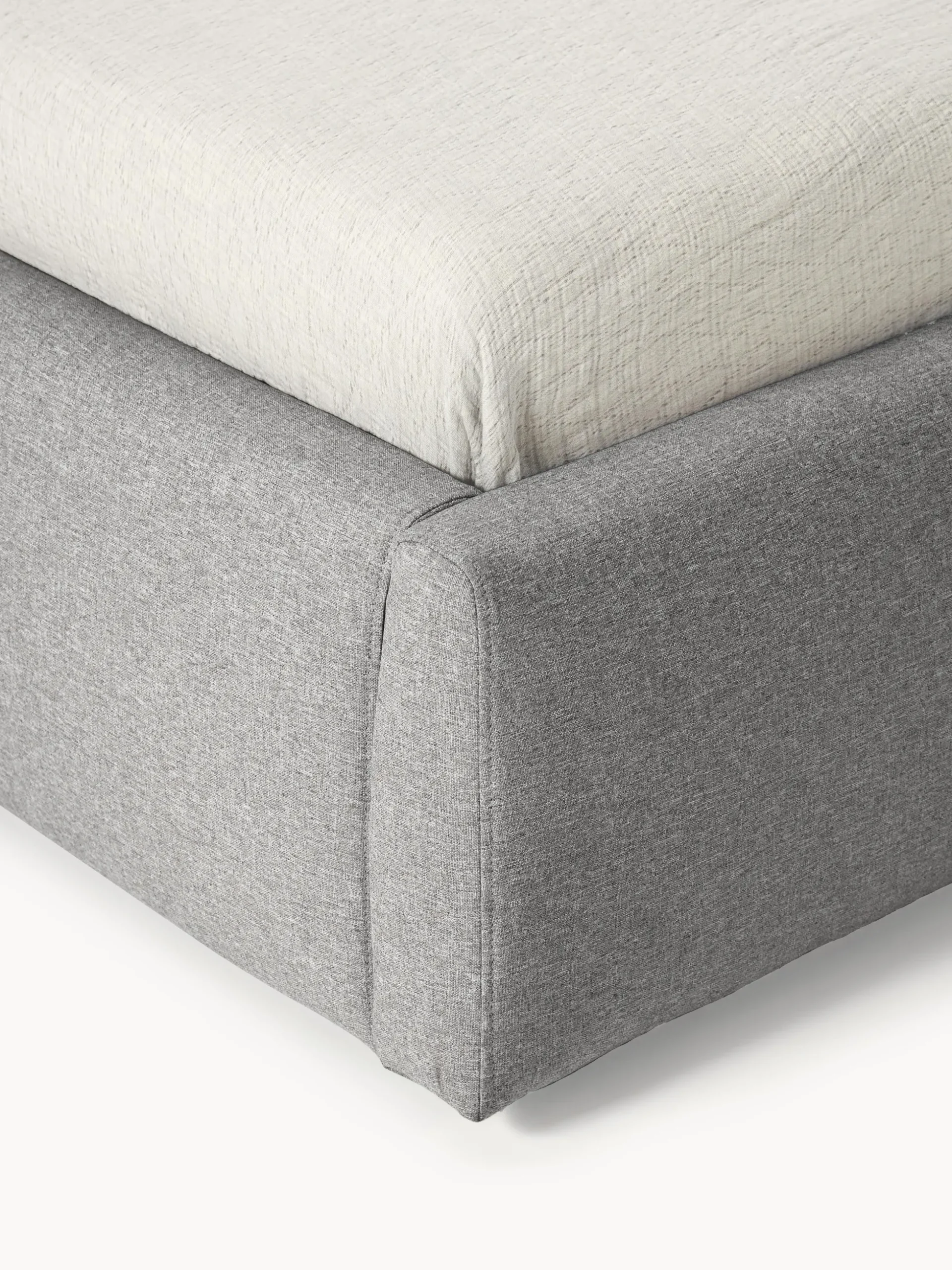 Letto imbottito con contenitore Cloud