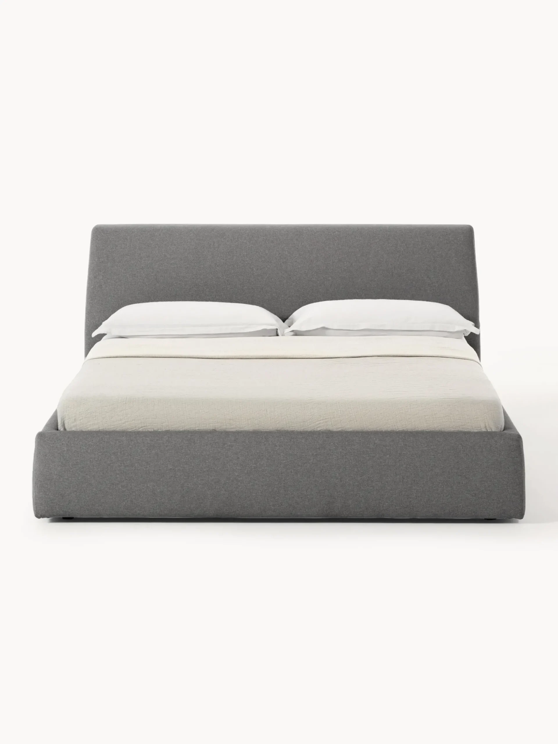 Letto imbottito con contenitore Cloud