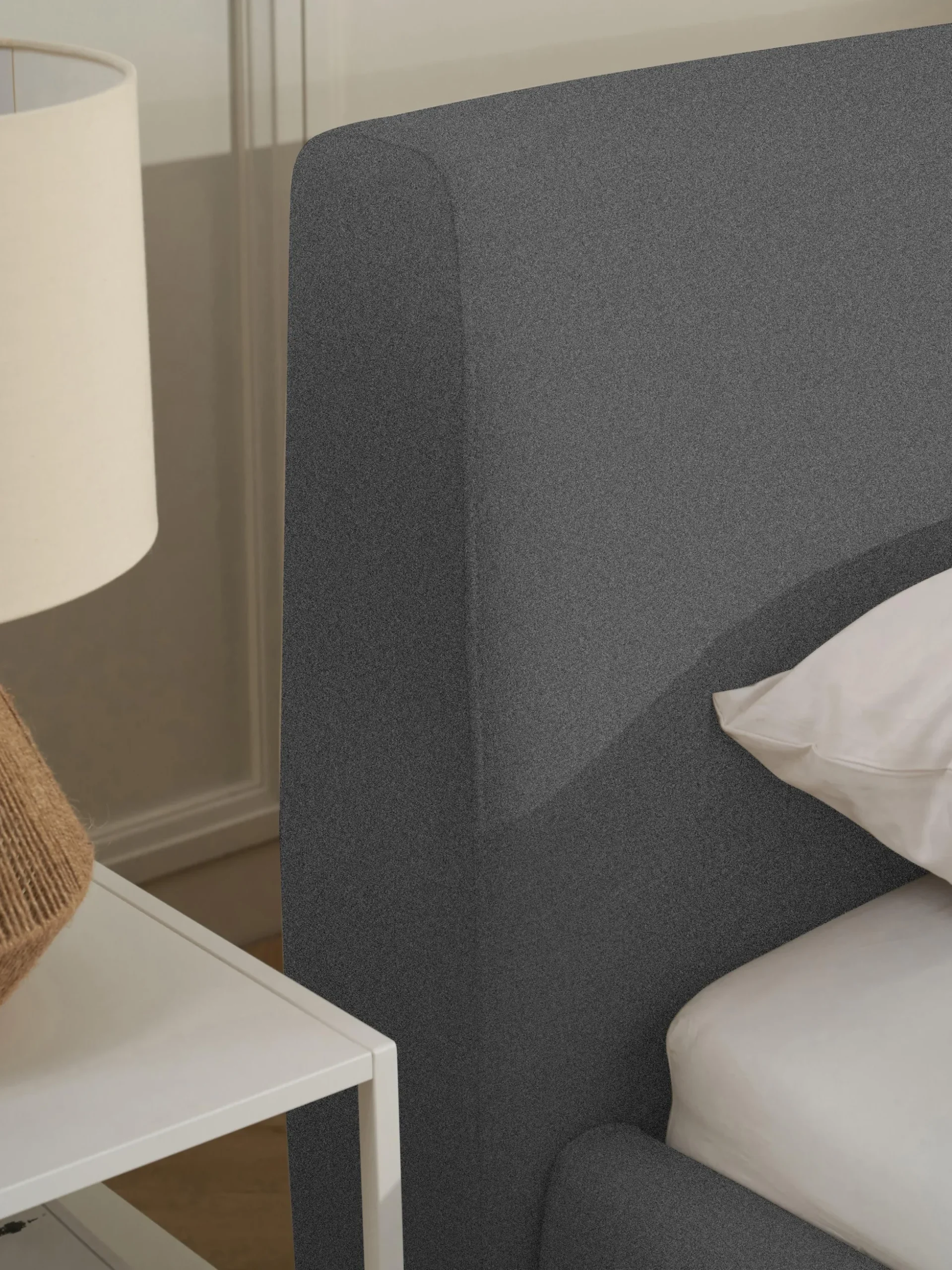 Letto imbottito con contenitore Cloud