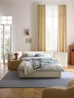 Letto imbottito con testiera ribaltabile Otis