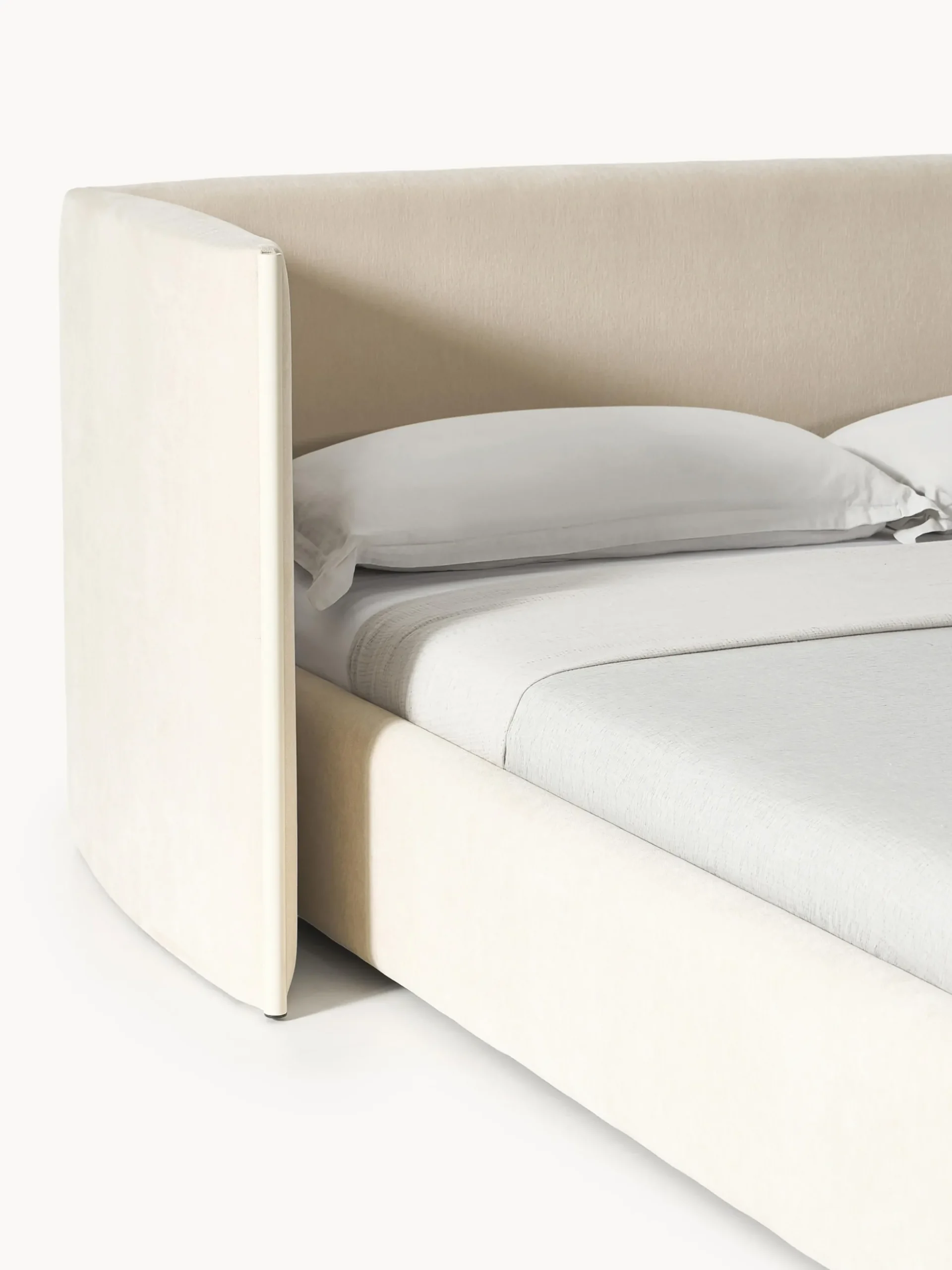Letto imbottito con testiera ribaltabile Otis