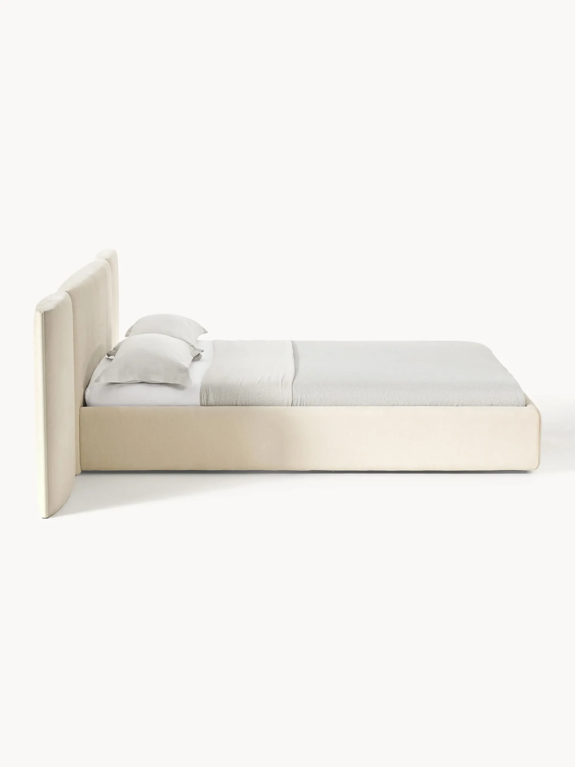 Letto imbottito con testiera ribaltabile Otis