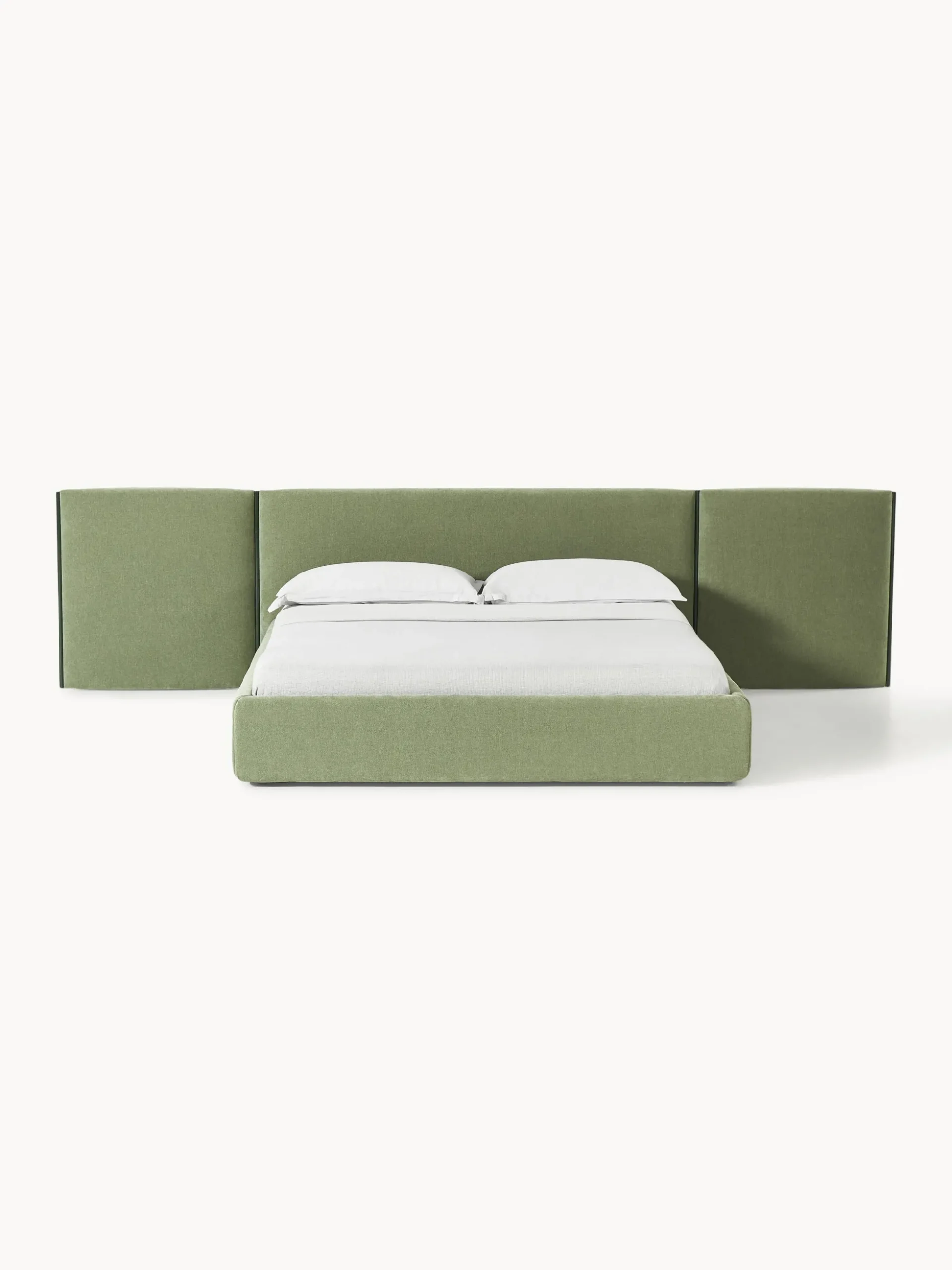 Letto imbottito con testiera ribaltabile Otis