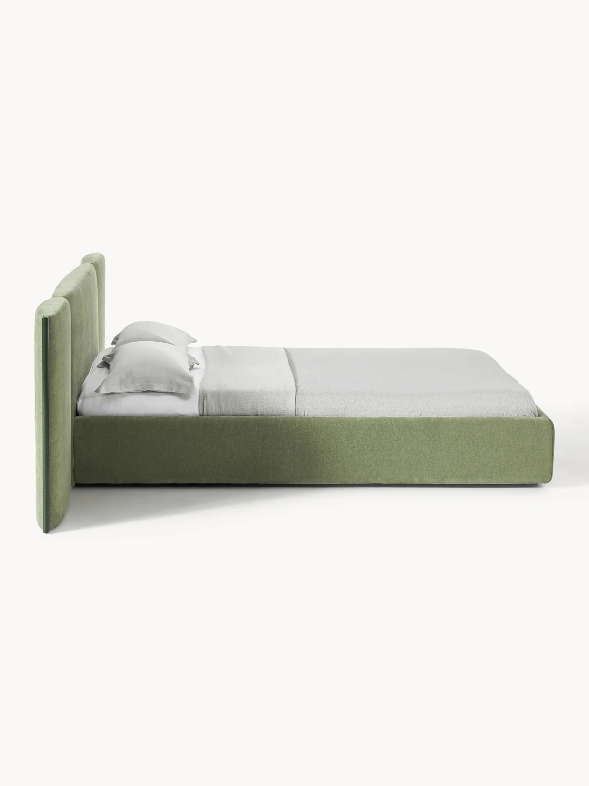 Letto imbottito con testiera ribaltabile Otis