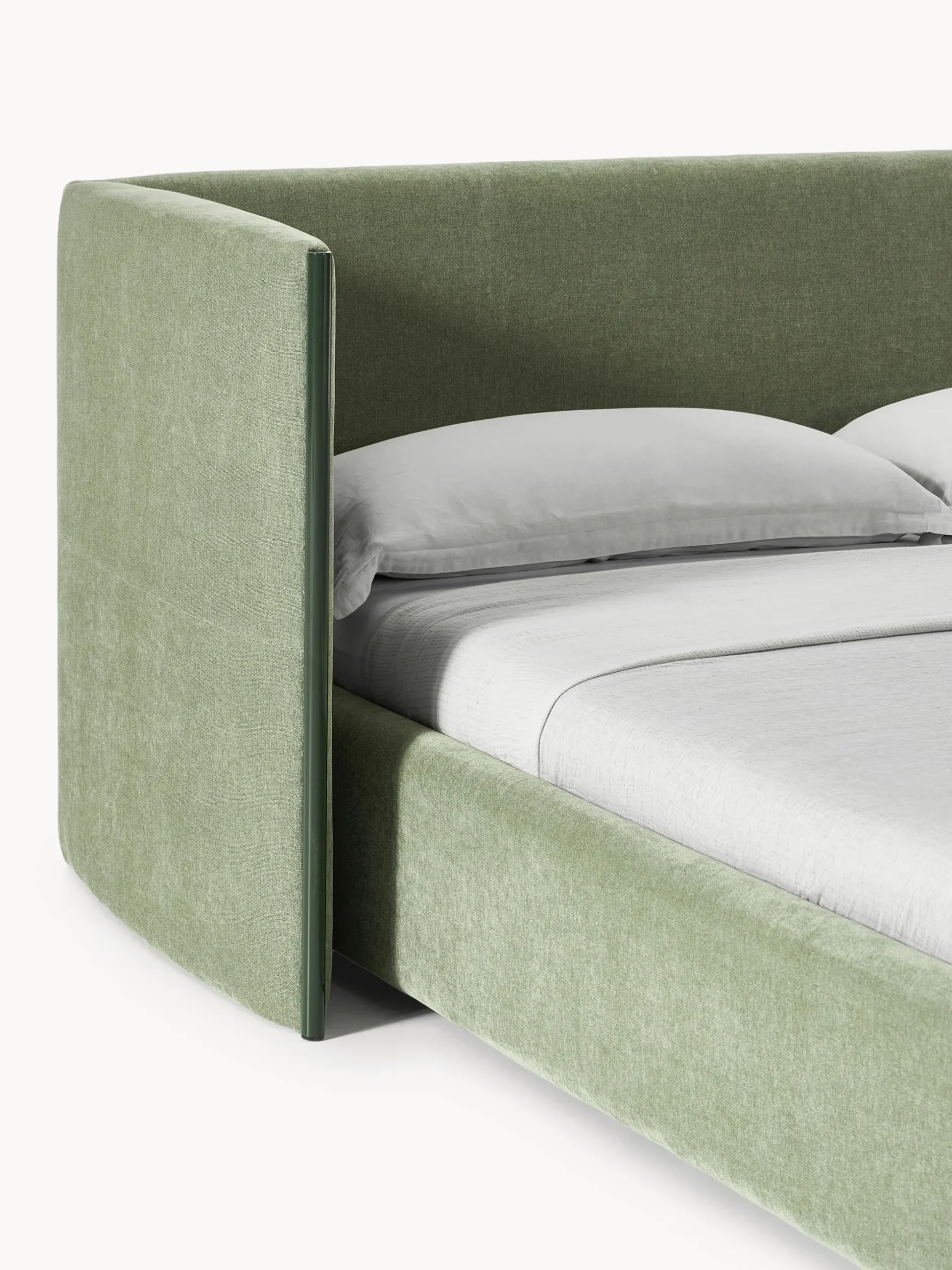 Letto imbottito con testiera ribaltabile Otis