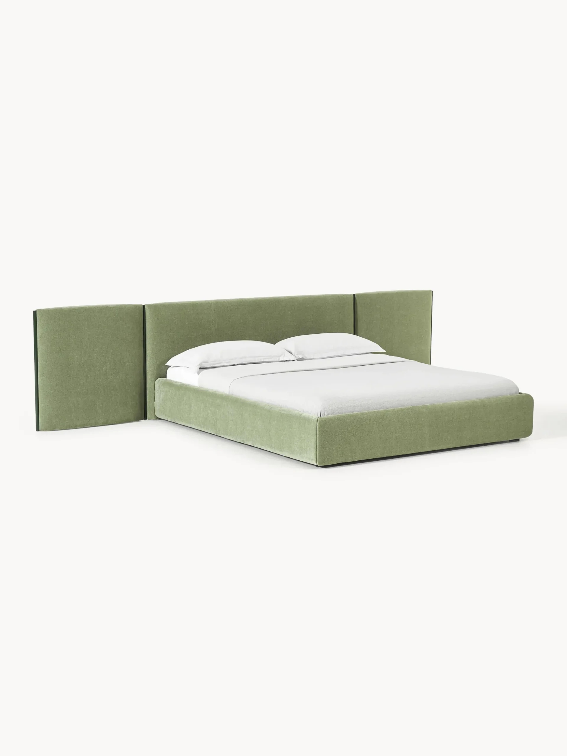 Letto imbottito con testiera ribaltabile Otis