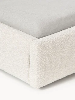 Letto imbottito in bouclé Cloud