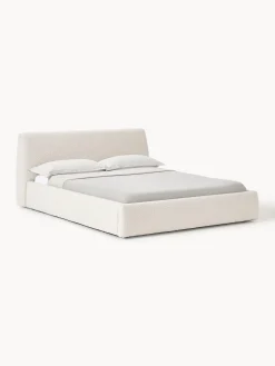 Letto imbottito in bouclé Cloud