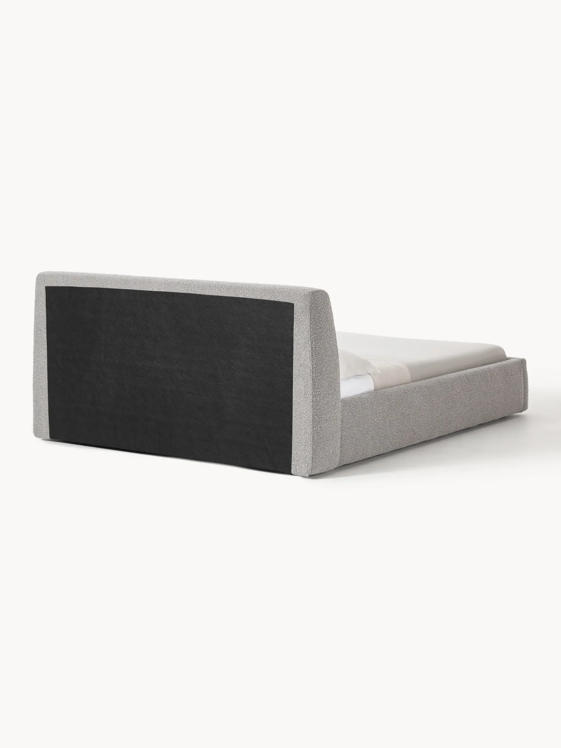 Letto imbottito in bouclé Cloud