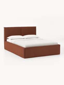 Letto imbottito in bouclé Dream