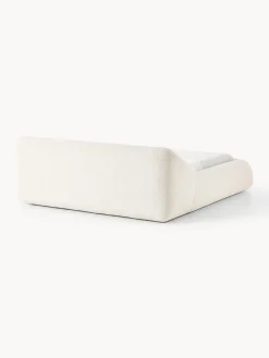 Letto imbottito in bouclé Sofia