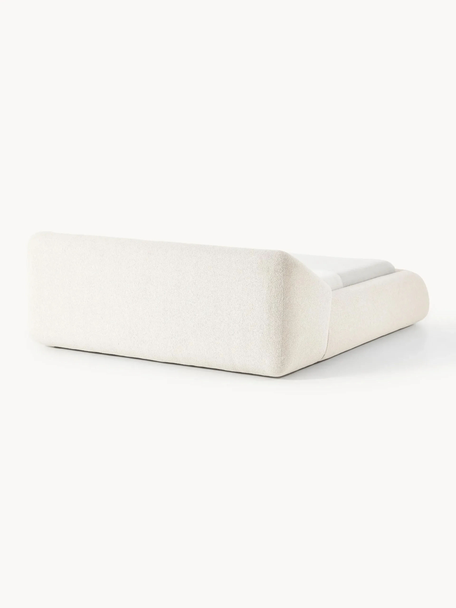 Letto imbottito in bouclé Sofia