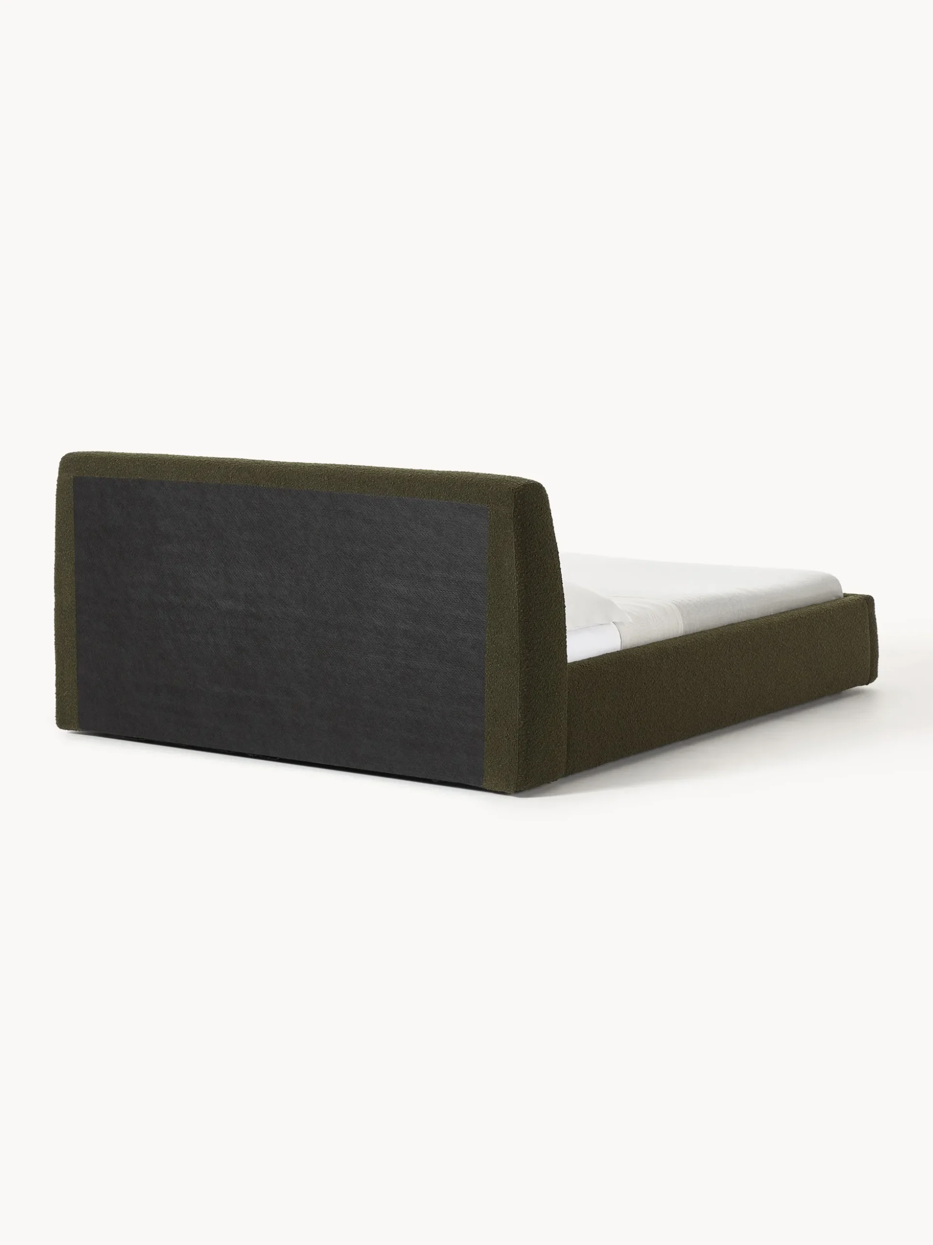 Letto imbottito in bouclé Cloud
