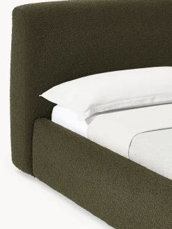 Letto imbottito in bouclé Cloud