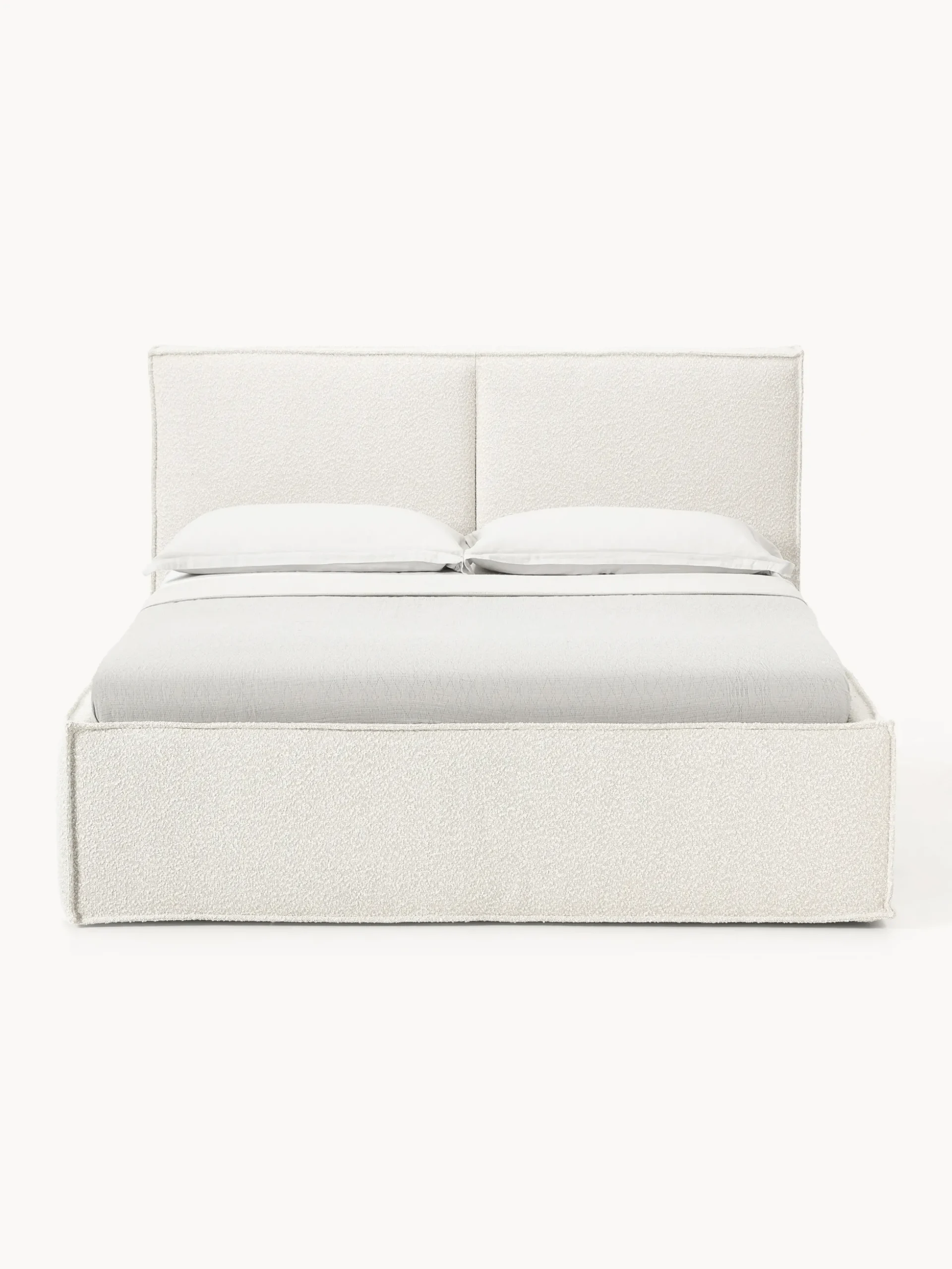 Letto imbottito in bouclé Dream
