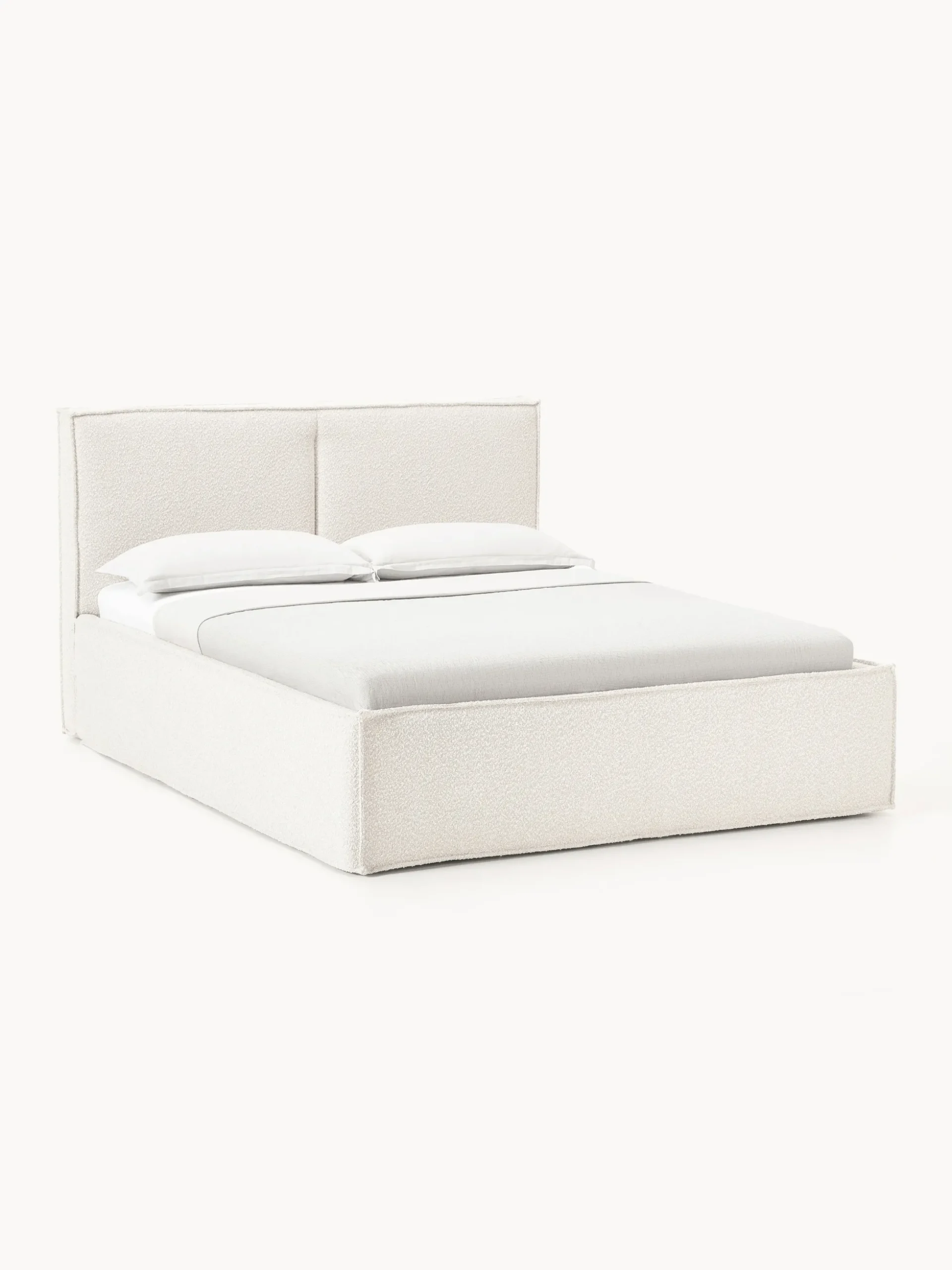 Letto imbottito in bouclé Dream