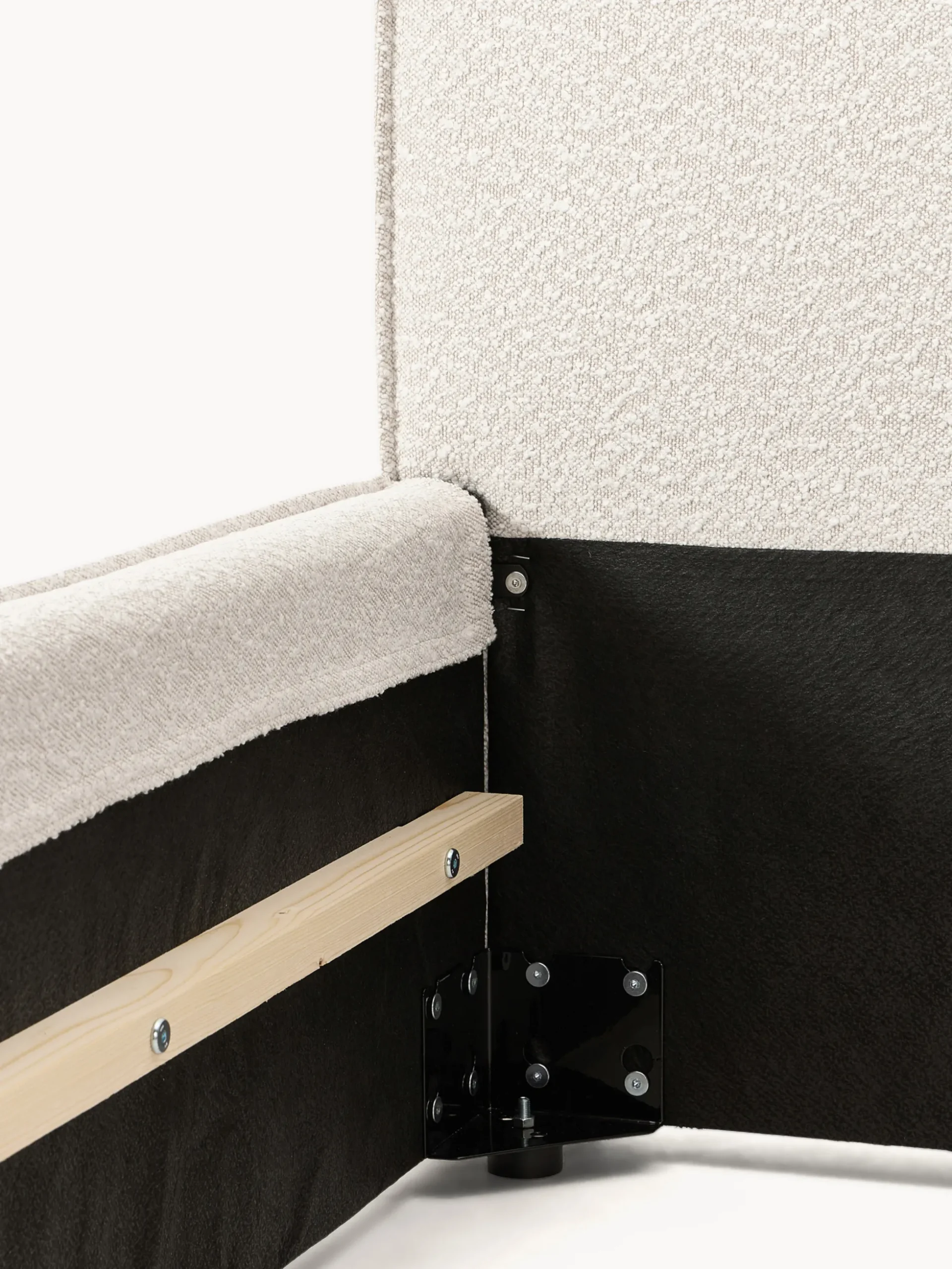 Letto imbottito in bouclé Dream