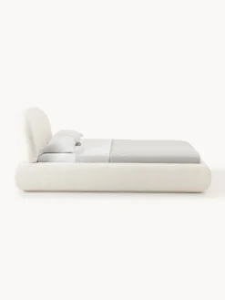 Letto imbottito in teddy Alba
