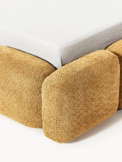 Letto imbottito in teddy-bouclé Tayla